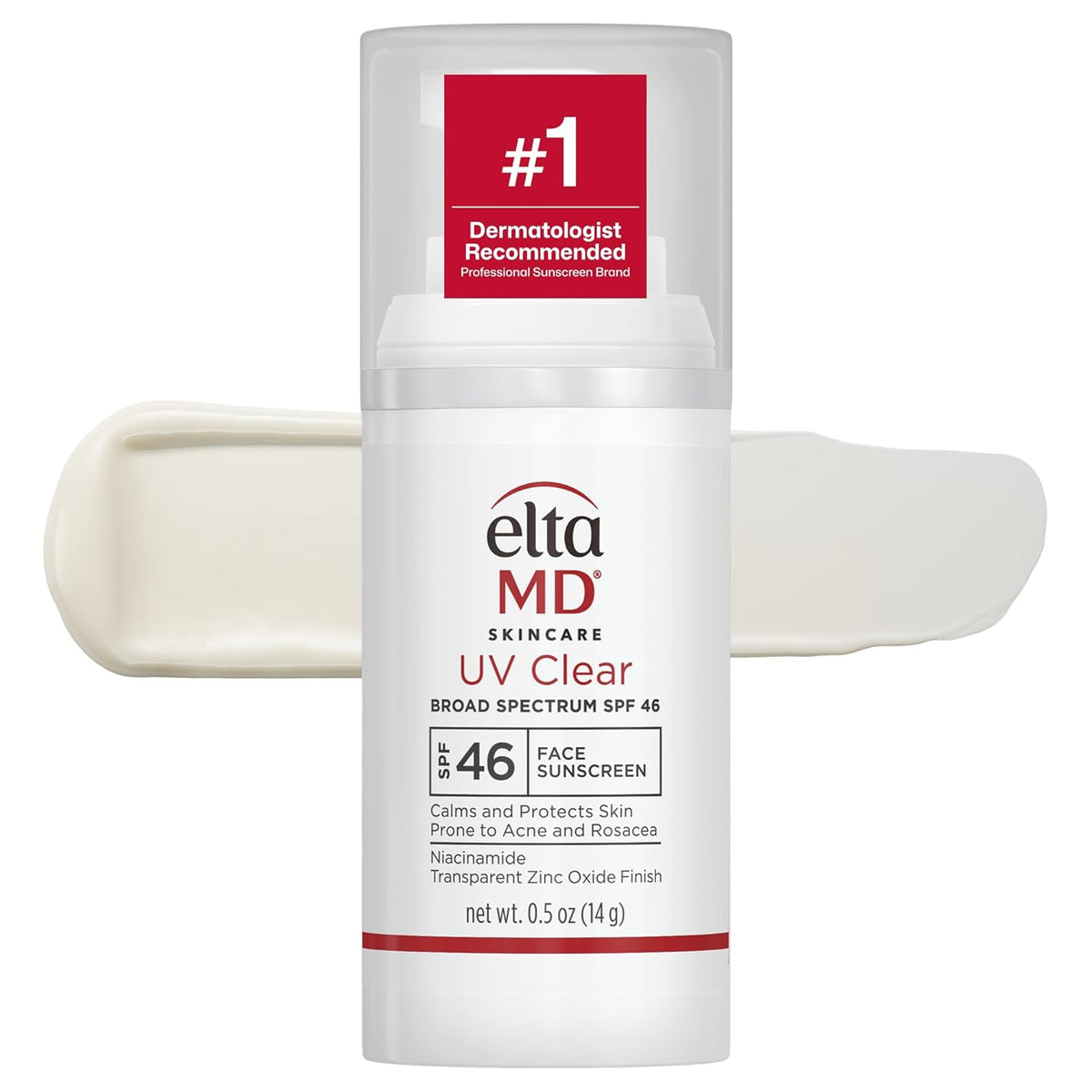 Eltamd UV Clear Face Sunscreen with Zinc Oxide, Oil-Free, SPF 46 and SPF 50