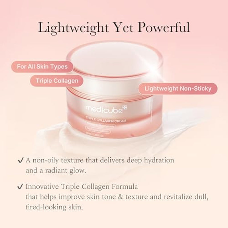Collagen Swirl Duo - Collagen Jelly Cream, Triple Collagen Cream