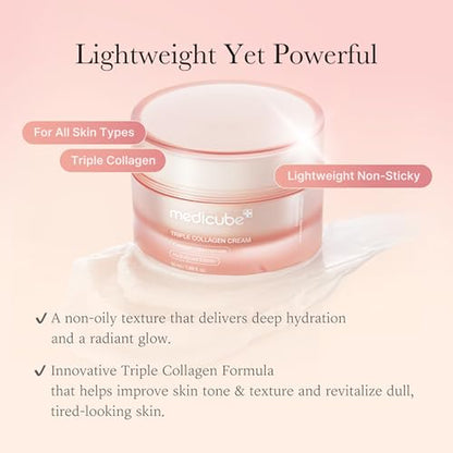 Collagen Swirl Duo - Collagen Jelly Cream, Triple Collagen Cream