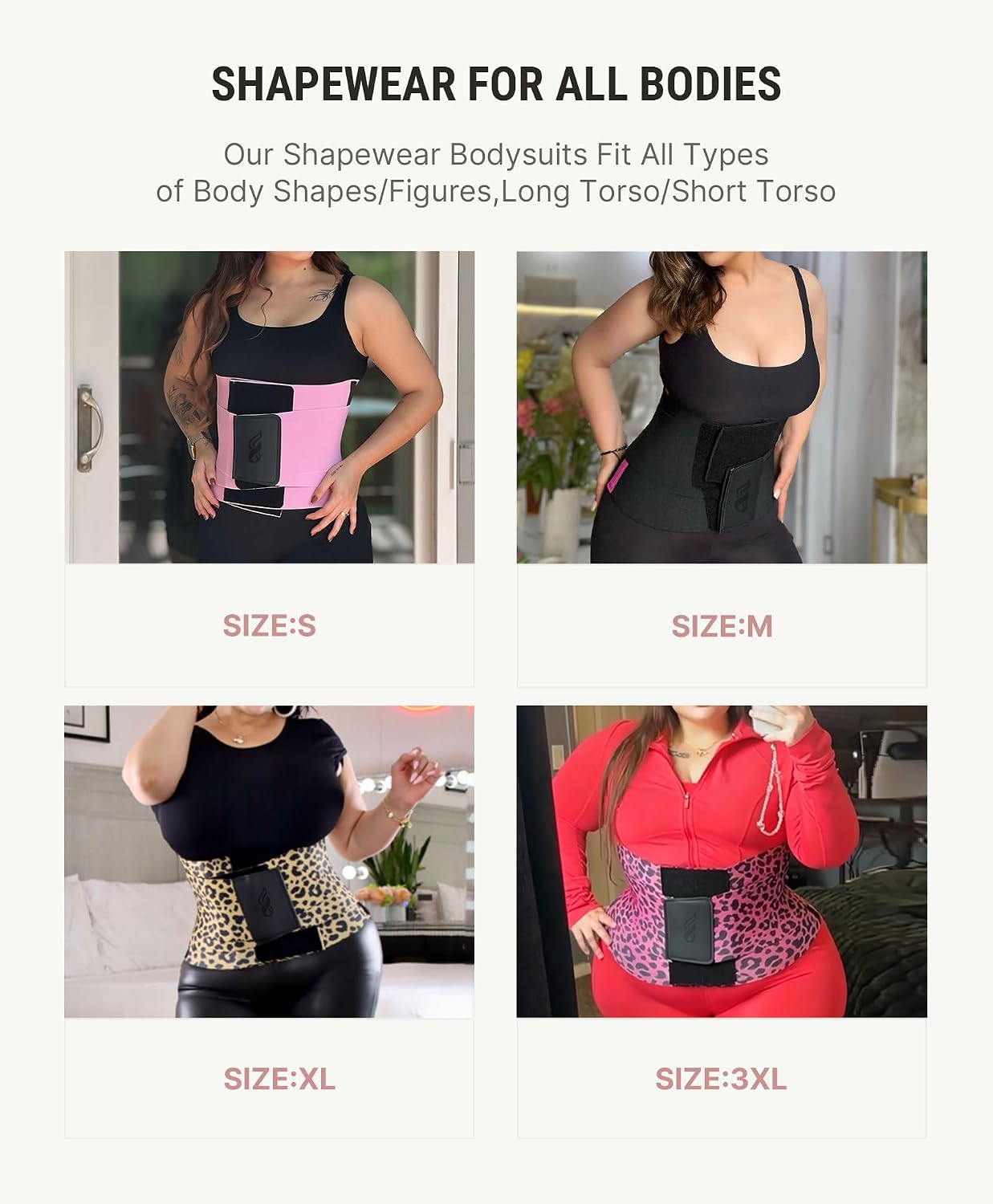 Waist Trainer Belt Cincher Corset Tummy Control Faja Body Shaper