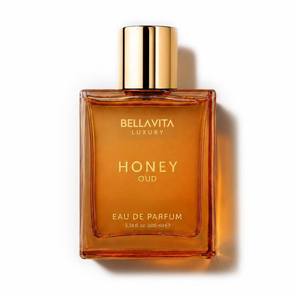 Bellavita Luxury Honey Oud Eau De Parfum | 100 Ml (3.4 Fl.Oz.) | Perfume for Men and Women | Sweet Honey, Bergamot, Oud, and Amber Notes