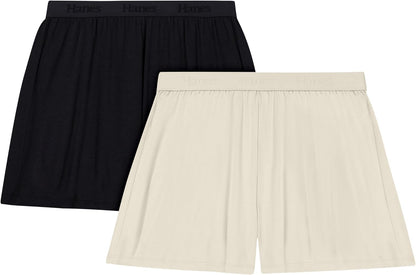 Women'S Originals Sleep Shorts, 2-Pack, Comfywear Supersoft Lounge Shorts Pack, 3.25"