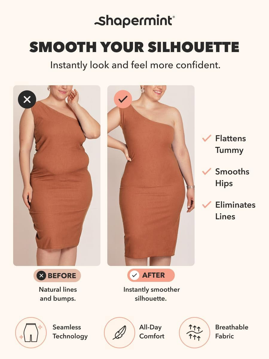 Shapewear for Women - High-Waisted Shapewear Tummy Control Shorts, Thigh Slimmer, Underwear for Women