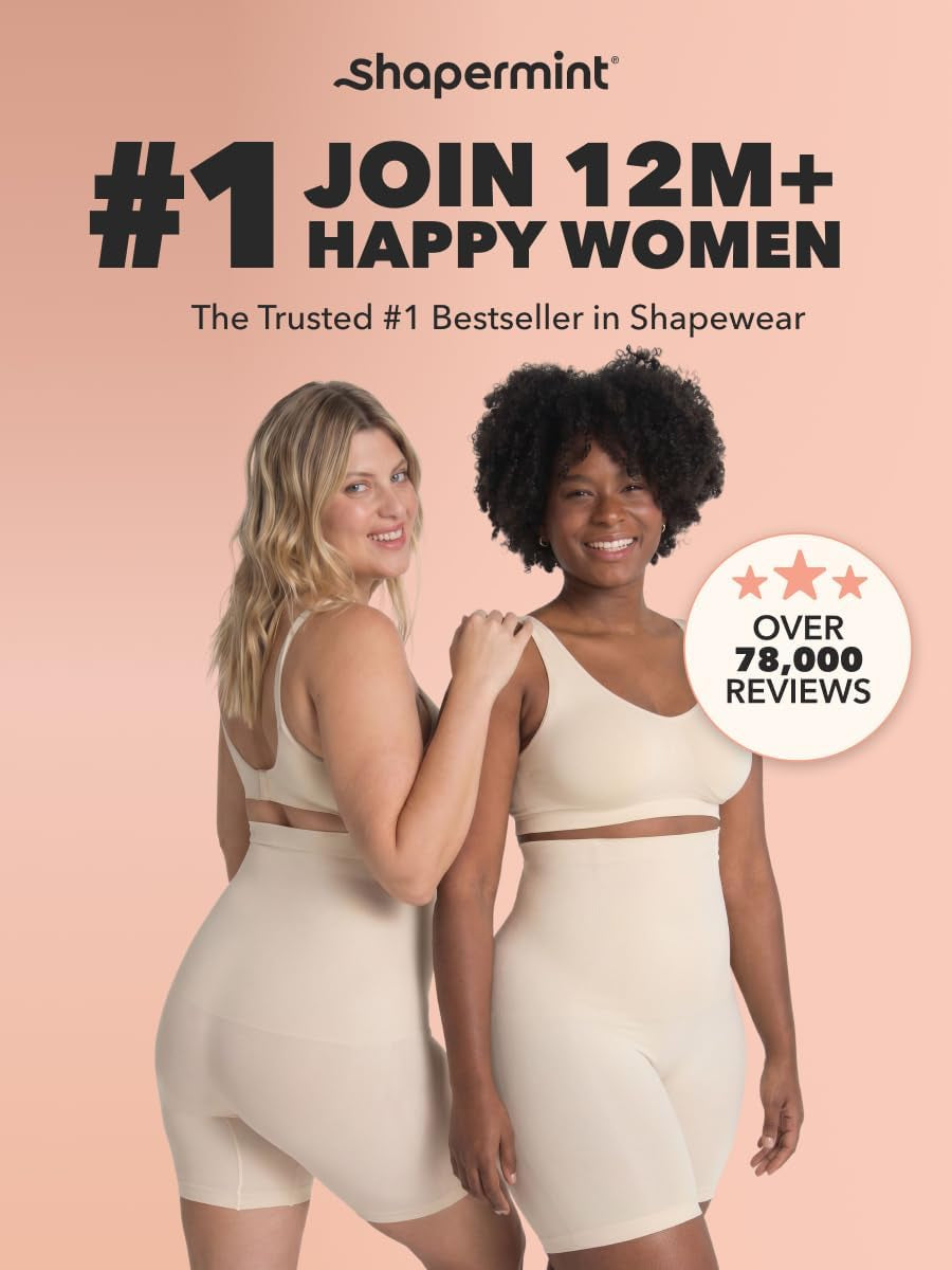 Shapewear for Women - High-Waisted Shapewear Tummy Control Shorts, Thigh Slimmer, Underwear for Women