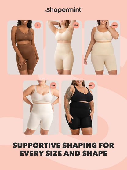 Shapewear for Women - High-Waisted Shapewear Tummy Control Shorts, Thigh Slimmer, Underwear for Women