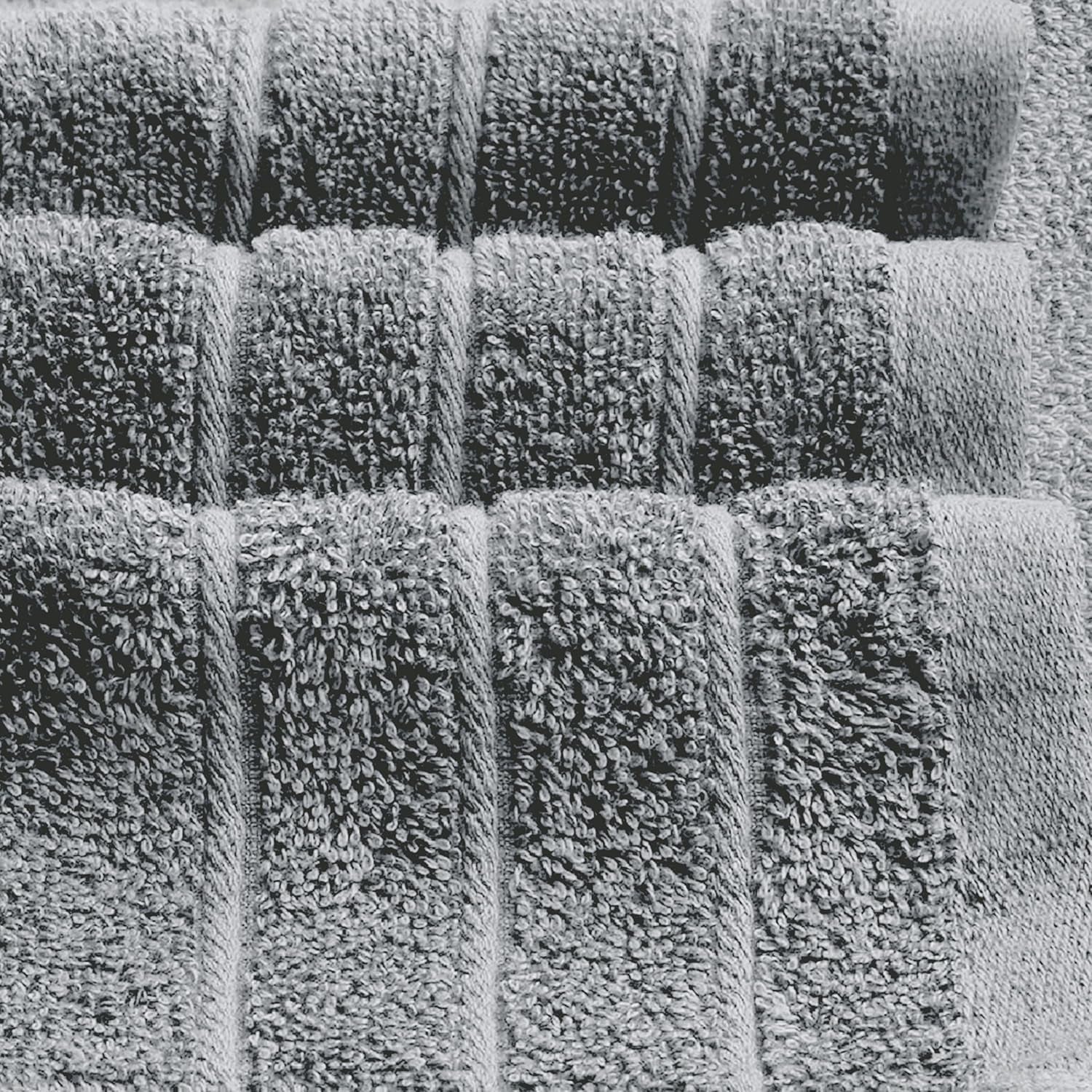 4 Piece Extra Large Bath Towels 30 X 60 Inches, Cool Grey