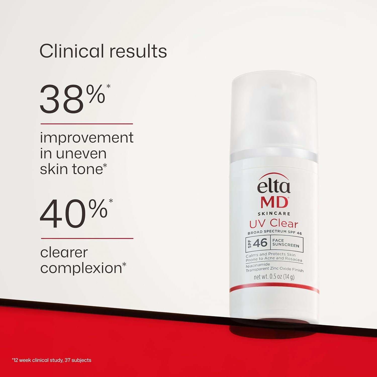 Eltamd UV Clear Face Sunscreen with Zinc Oxide, Oil-Free, SPF 46 and SPF 50